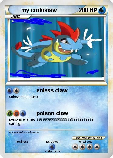 Pokemon my crokonaw