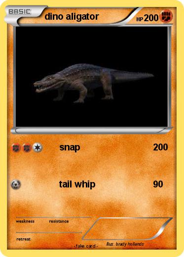 Pokemon dino aligator