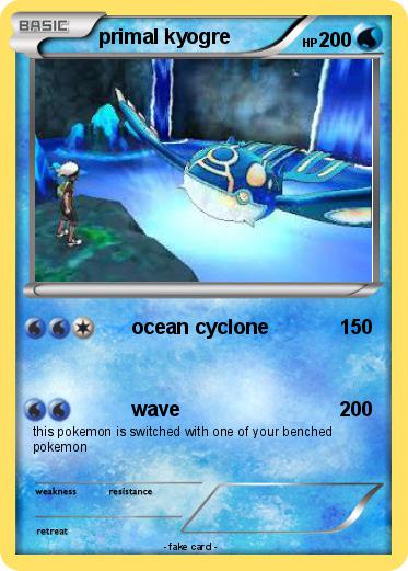 Pokemon primal kyogre