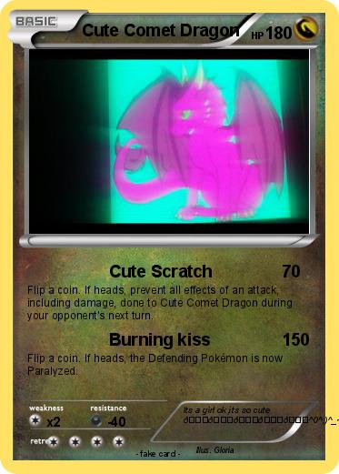 Pokemon Cute Comet Dragon