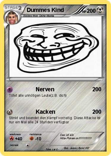 Pokemon Dummes Kind