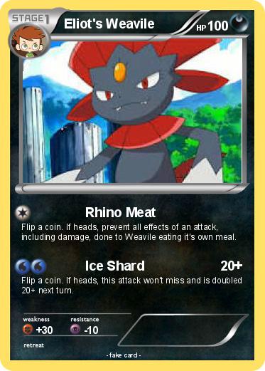 Pokemon Eliot's Weavile