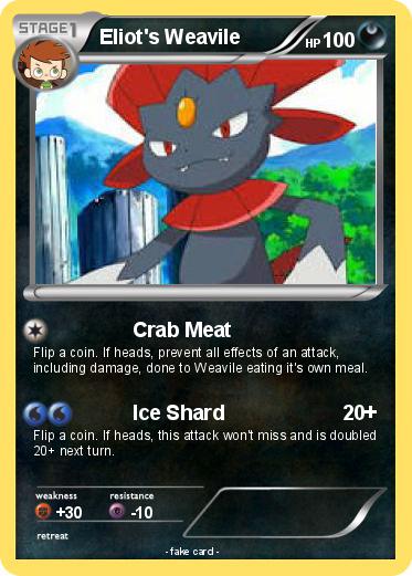 Pokemon Eliot's Weavile