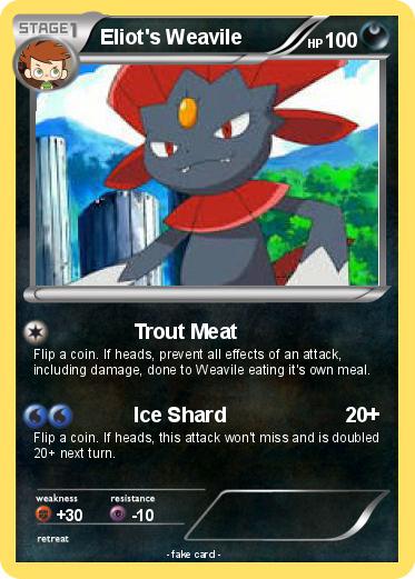 Pokemon Eliot's Weavile
