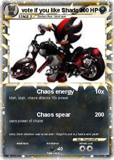 Pokemon vote if you like Shadow!