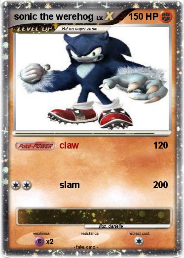 Pokemon sonic the werehog