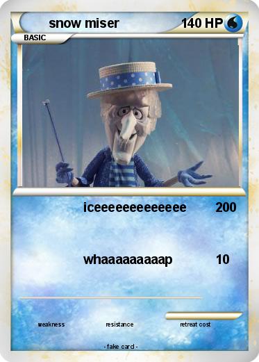 Pokemon snow miser