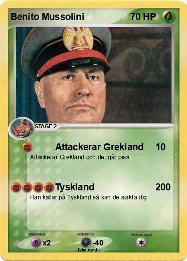 Pokemon Benito Mussolini