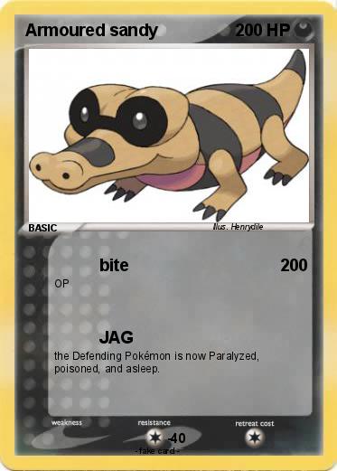 Pokemon Armoured sandy
