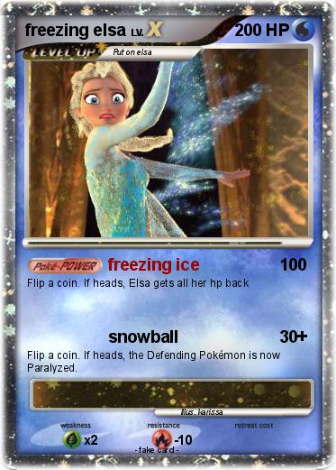 Pokemon freezing elsa