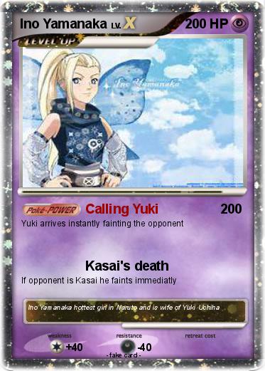 Pokemon Ino Yamanaka