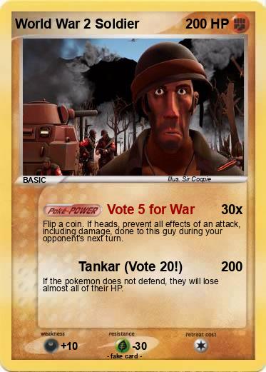 Pokemon World War 2 Soldier
