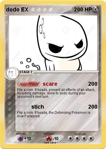 Pokemon dodo EX