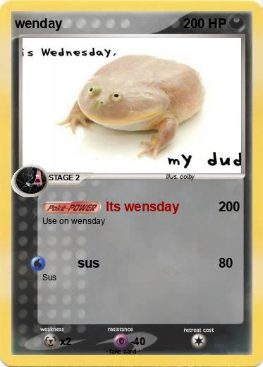 Pokemon wenday