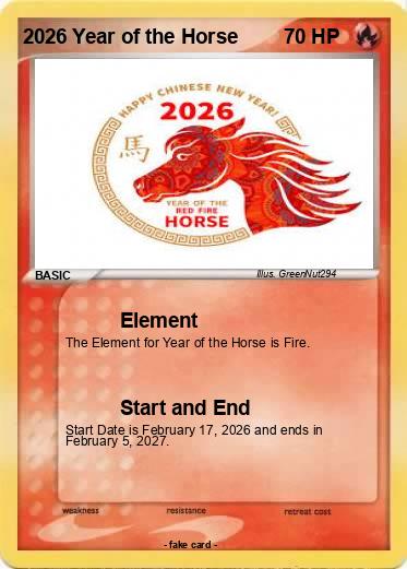Pokemon 2026 Year of the Horse