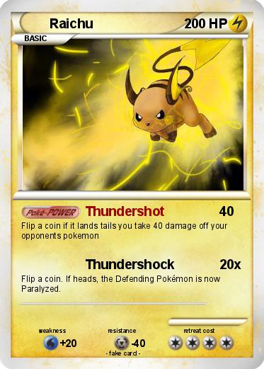 Pokemon Raichu
