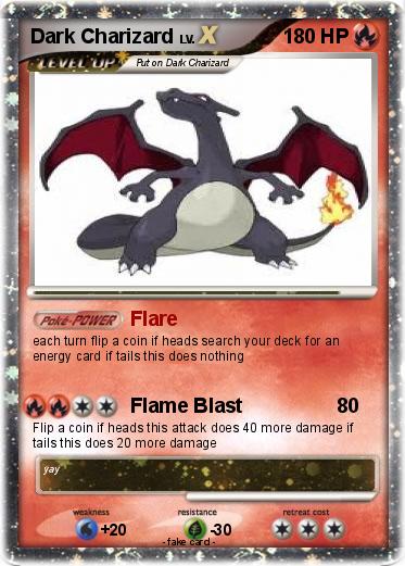 Pokemon Dark Charizard