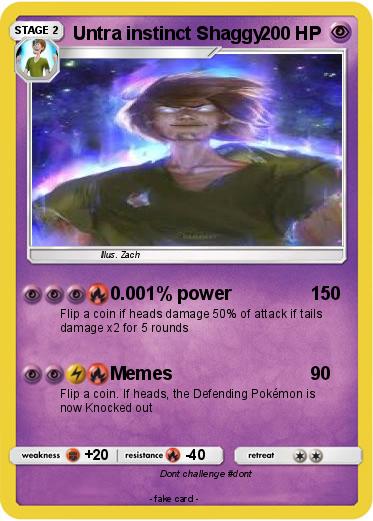 Pokemon Untra instinct Shaggy