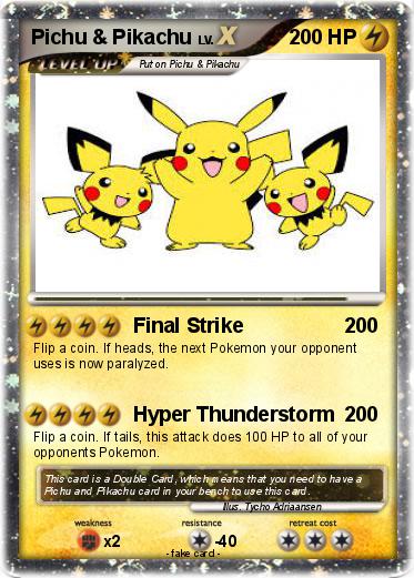 Pokemon Pichu & Pikachu