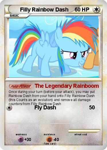 Pokemon Filly Rainbow Dash