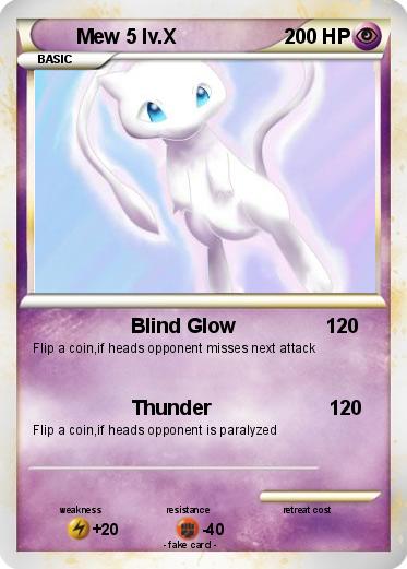 Pokemon Mew 5 lv.X