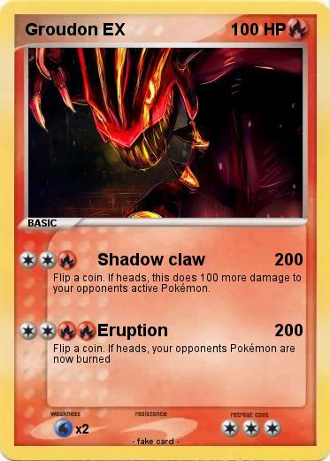 Pokemon Groudon EX