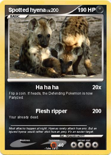 Pokemon Spotted hyena