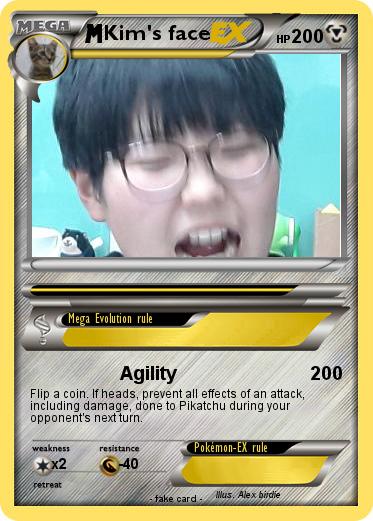 Pokemon Kim's face