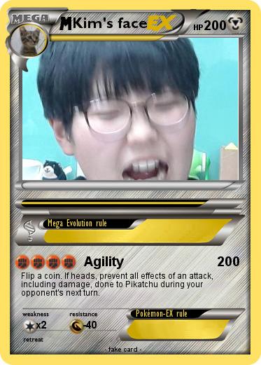 Pokemon Kim's face