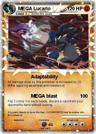 Pokemon MEGA Lucario