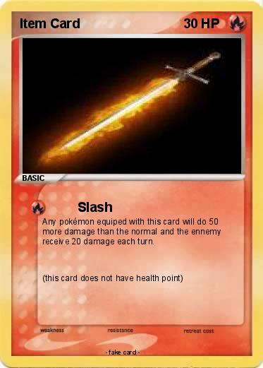 Pokemon Item Card