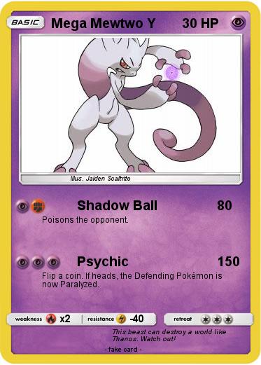 Pokemon Mega Mewtwo Y