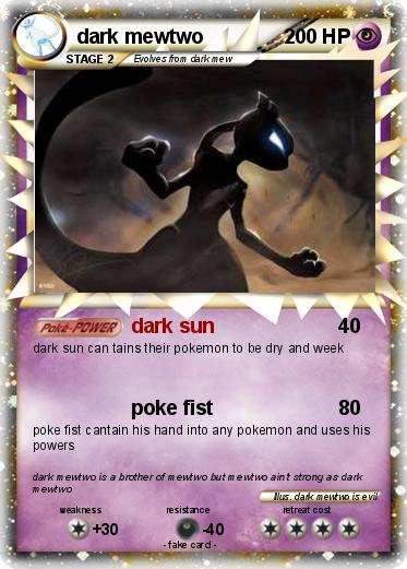 Pokemon dark mewtwo
