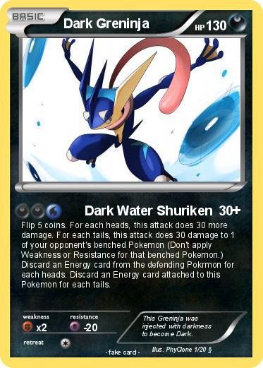 Pokemon Dark Greninja