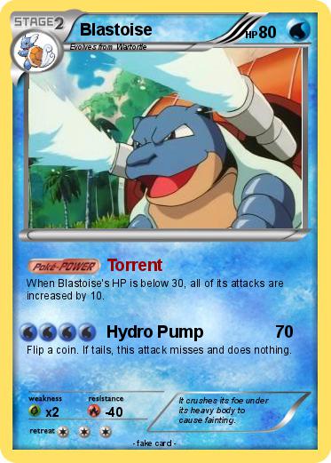 Pokemon Blastoise