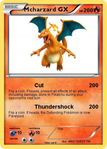 Pokemon Mcharzard GX