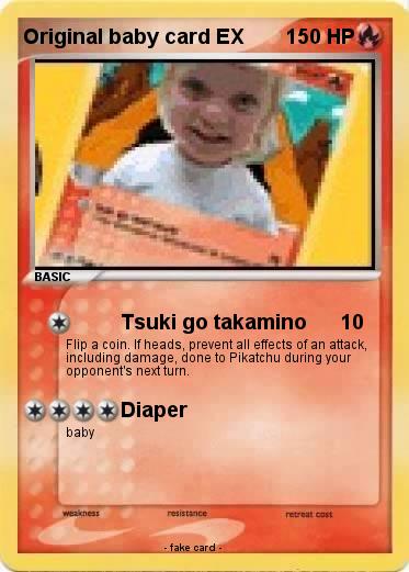 Pokemon Original baby card EX