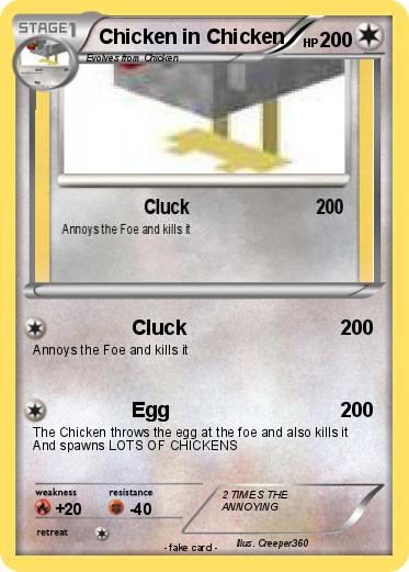 Pokemon Chicken in Chicken