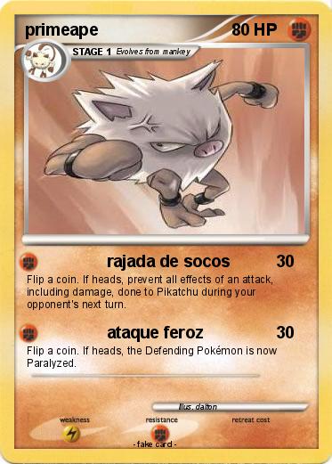 Pokemon primeape