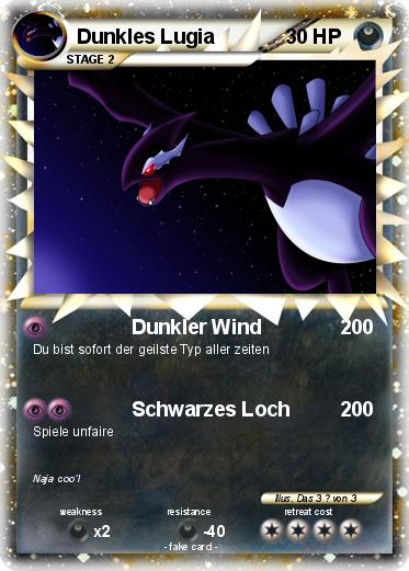 Pokemon Dunkles Lugia