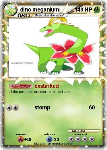 Pokemon dino meganium