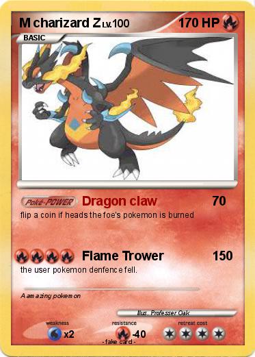 Pokemon M charizard Z