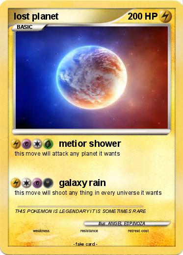 Pokemon lost planet