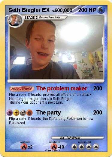 Pokemon Seth Biegler EX