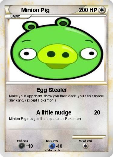 Pokemon Minion Pig