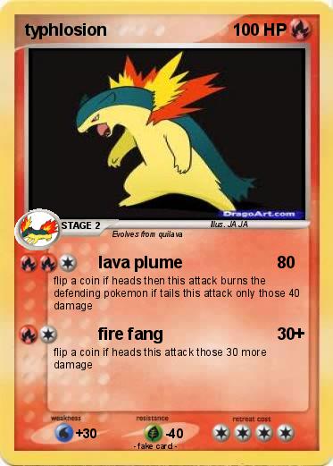 Pokemon typhlosion