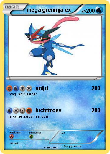 Pokemon mega greninja ex