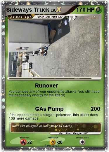 Pokemon Sideways Truck
