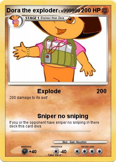 Pokemon Dora the exploder