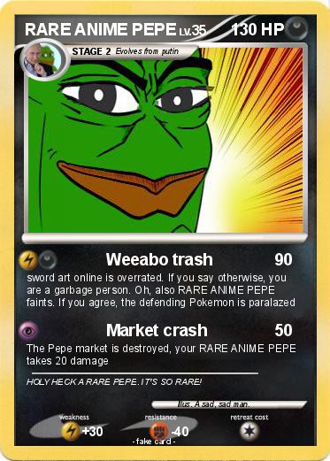 Pokemon RARE ANIME PEPE